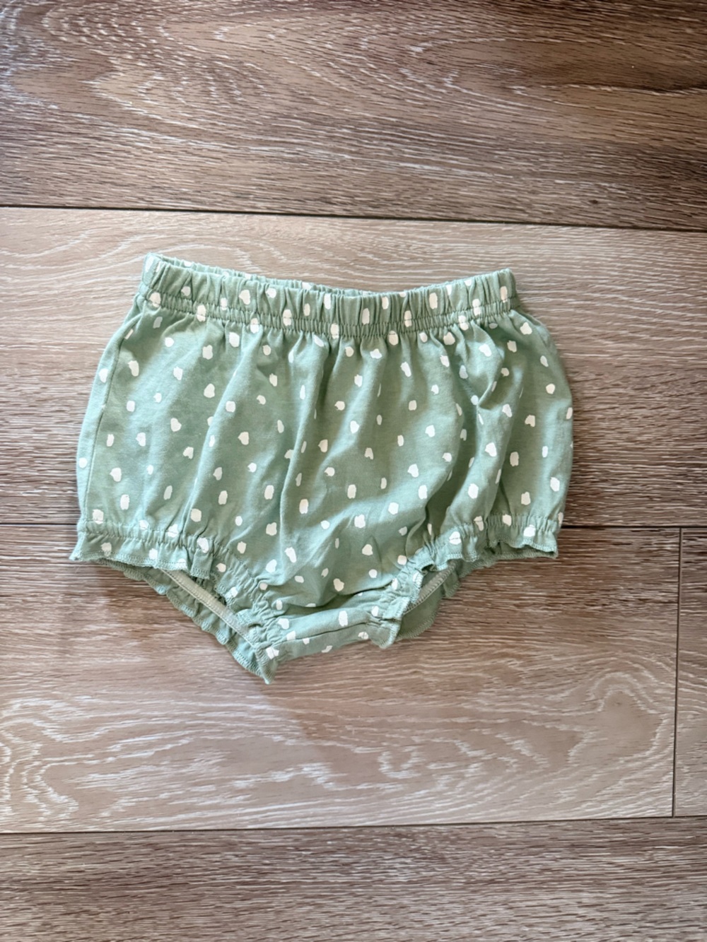 H&M Green Heart Print Diaper Cover